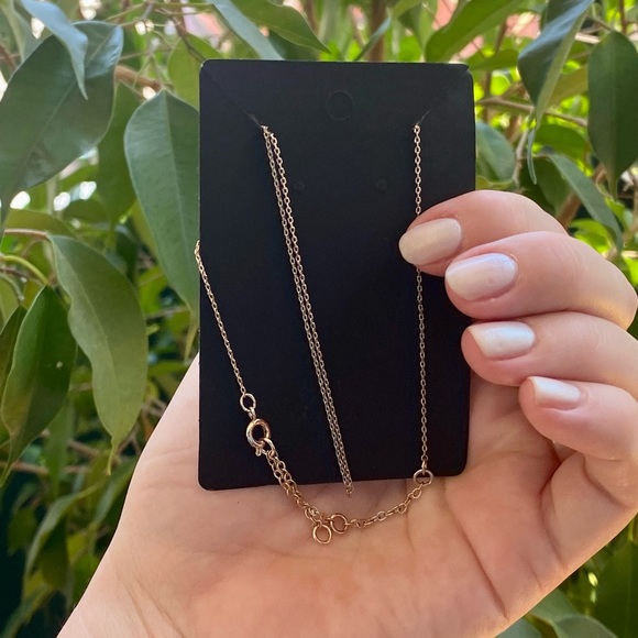 Dainty Triangular Stacking Necklace - Picture 3 of 3